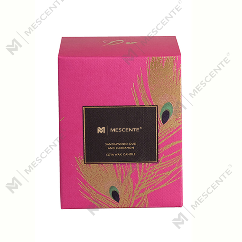 Velas de mecha de madera negra personalizadas de marca privada, lujo perfumado con cristales