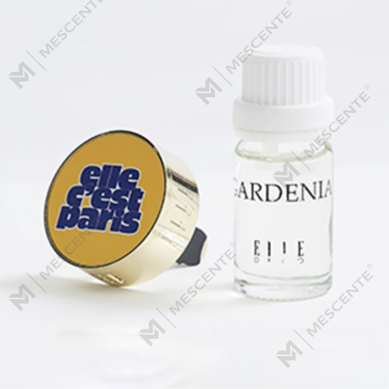 Difusor ambientador de coche de perfume líquido de lujo M&Scent con medallón con clip colgante