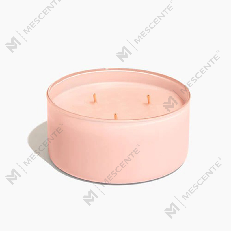 Velas perfumadas grandes de lujo de 3 mechas de M&Scent con tapa de madera