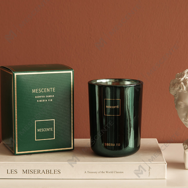 Vela aromática de madera y mecha con cera de soja perfumada y marca privada de lujo personalizada al por mayor de M&Scent