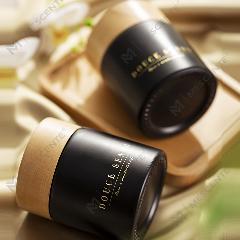 Juego de regalo de difusores de juncos con aroma a perfume y fragancia de botella negra de M&Scent para Tailandia