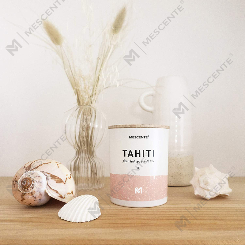 Juego de regalo de velas de pilar de cera de soja con aroma a flores decorativas de lujo y baratas al por mayor de M&Scent