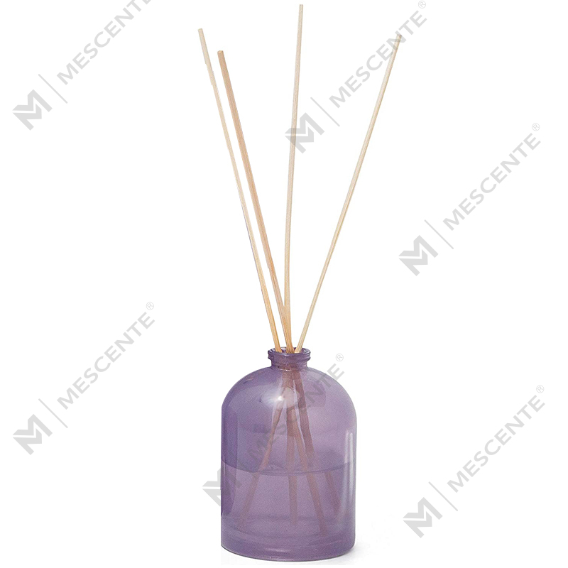 Difusor de láminas líquidas de marca privada con forma de flor y botella de vidrio de oro rosa grande personalizado de lujo de M&Scent con caja de regalo