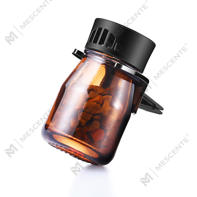 Mini botellas ambientadoras para coche con logotipo personalizado orgánico de M&Scent, bomba de aire para coche