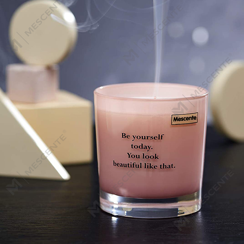 Venta al por mayor de frascos de lujo de marca privada de M&Scent Velas de cera de soja