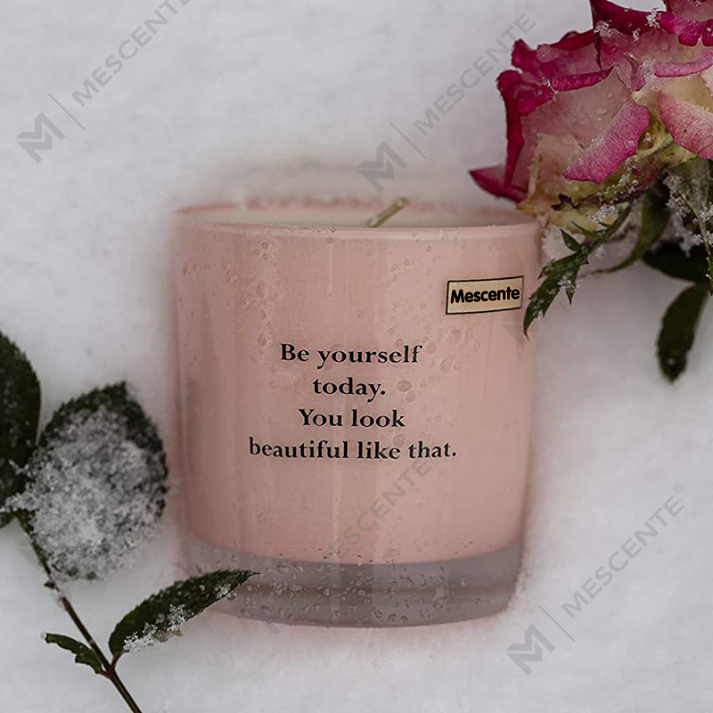 Venta al por mayor de frascos de lujo de marca privada de M&Scent Velas de cera de soja