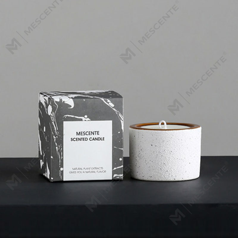 Vela de cera de soja perfumada Woodwick de lujo decorativa personalizada de M&Scent
