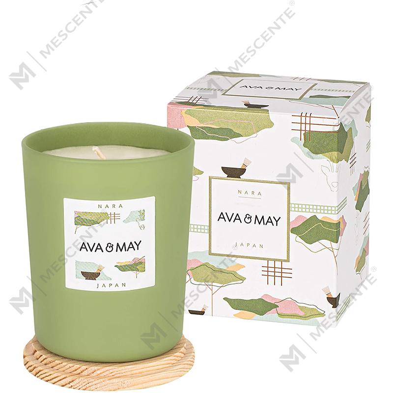 Velas elegantes de cera de soja perfumadas de colores hechas con marca privada personalizada de M&Scent