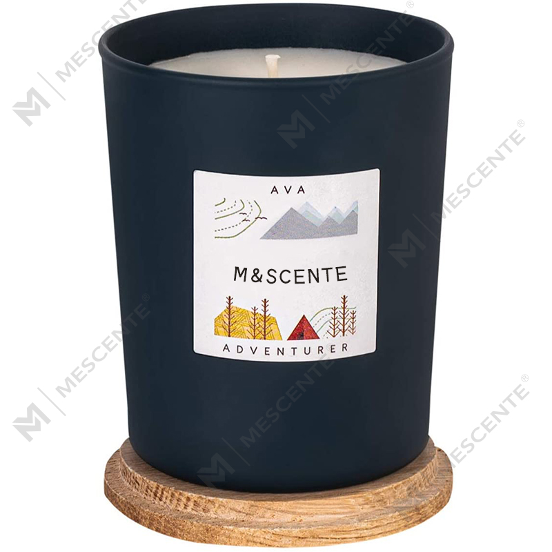 Velas elegantes de cera de soja perfumadas de colores hechas con marca privada personalizada de M&Scent