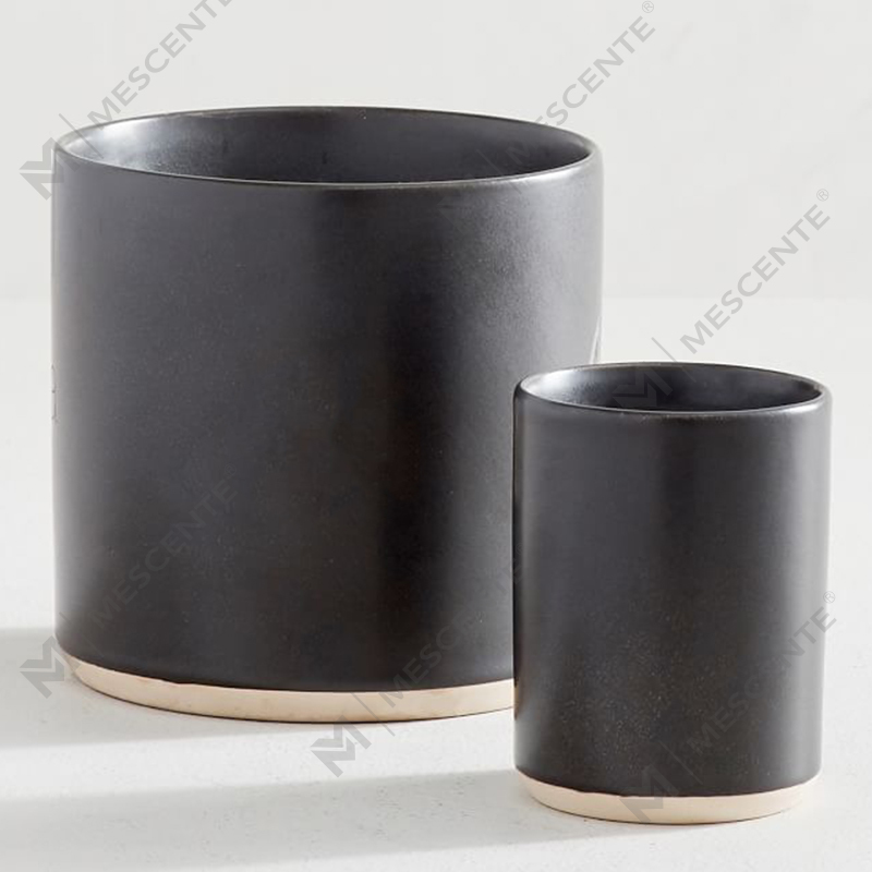 Frascos vacíos de lujo con aroma a cerámica para velas de soja a granel A29224-2-Valueables