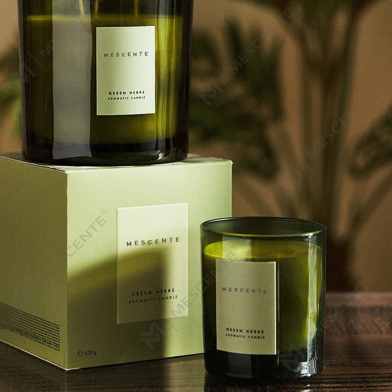 Vela de sándalo perfumada M&Scent Party Relax, velas recargables para hombre A29273