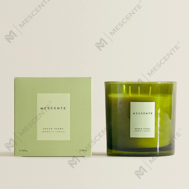 Vela de sándalo perfumada M&Scent Party Relax, velas recargables para hombre A29273