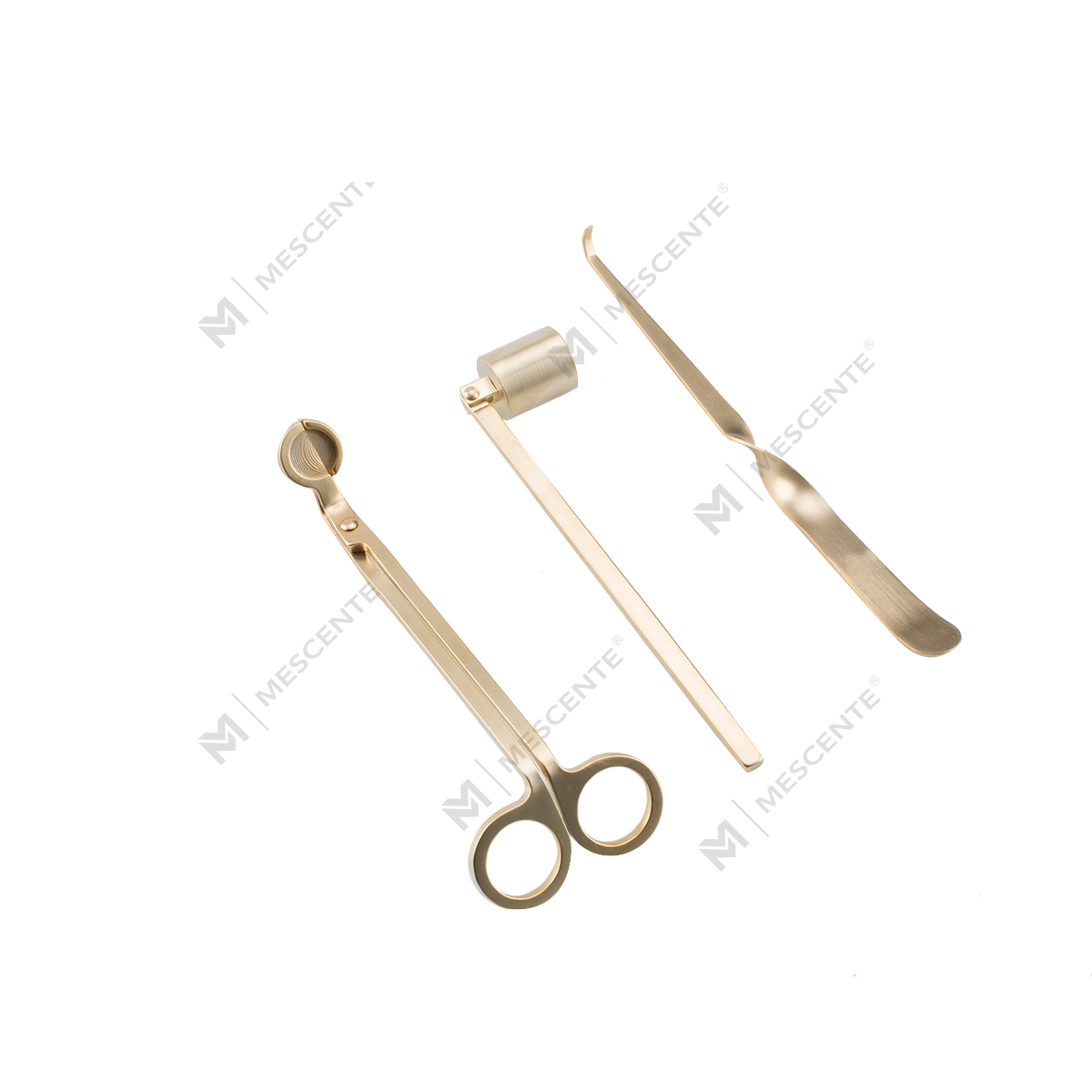 Juego de rapé de mecha con velas doradas Mescente con caja de regalo A991330-1