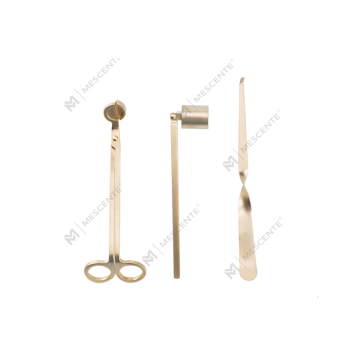 Juego de rapé de mecha con velas doradas Mescente con caja de regalo A991330-1