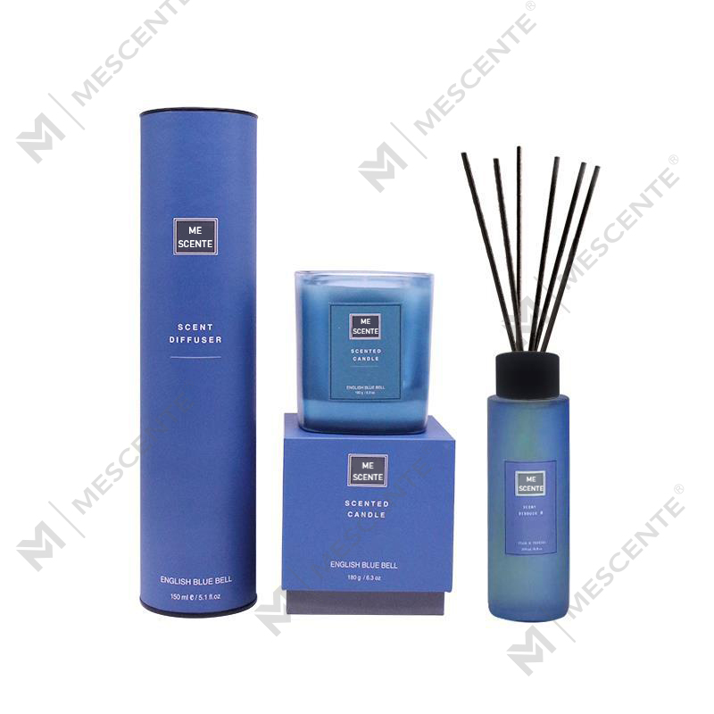 Juego de regalo difusor de láminas de fragancia casera de 150 ml con vela perfumada A99189