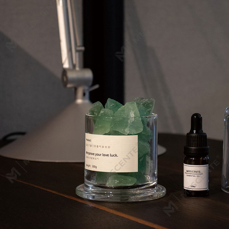 Inicio Estatua decorativa Fragancia cerámica en forma de cristal Aceite esencial Difusor de aroma A29199-Valores