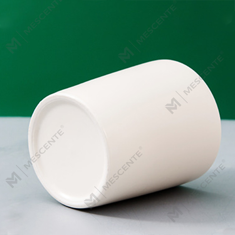 Frascos de cerámica personalizados de lujo Velas de cera de soja perfumadas con etiqueta Citta y marca privada con flores secas