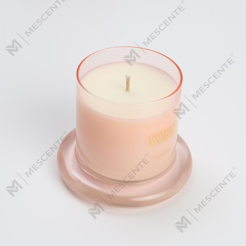 Cajas de lujo con logotipo personalizado de M&Scent, mini velas de cera 100 % naturales para el hogar