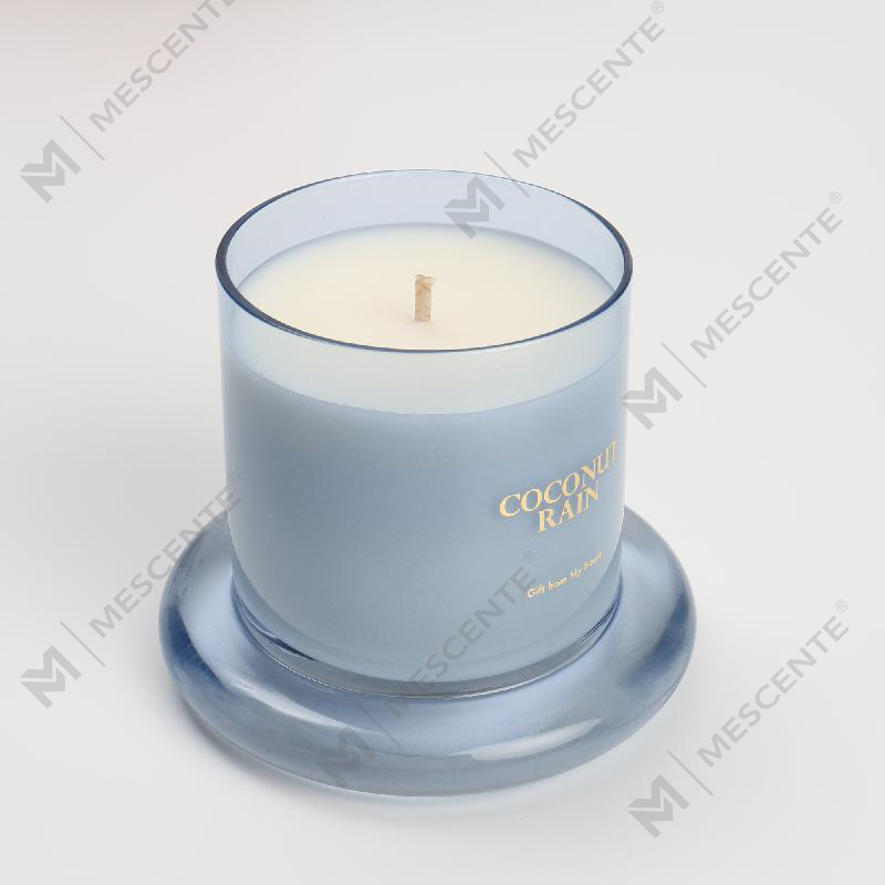 Cajas de lujo con logotipo personalizado de M&Scent, mini velas de cera 100 % naturales para el hogar