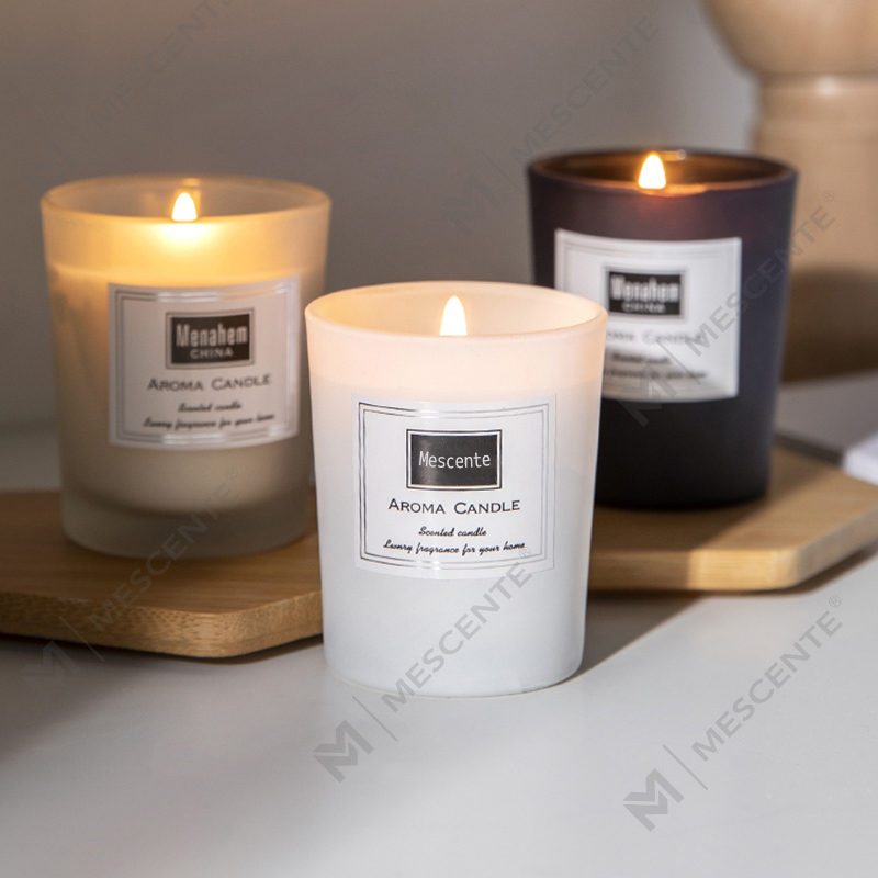 Velas de cera de soja con aroma a peonía impresas a medida de M&Scent, vela con aroma digital