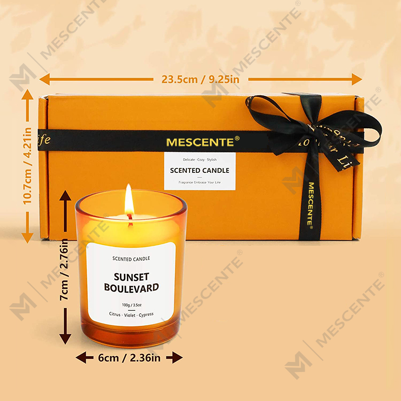 Velas populares de M&Scent perfumadas, decoración del hogar de lujo, velas muy adornadas