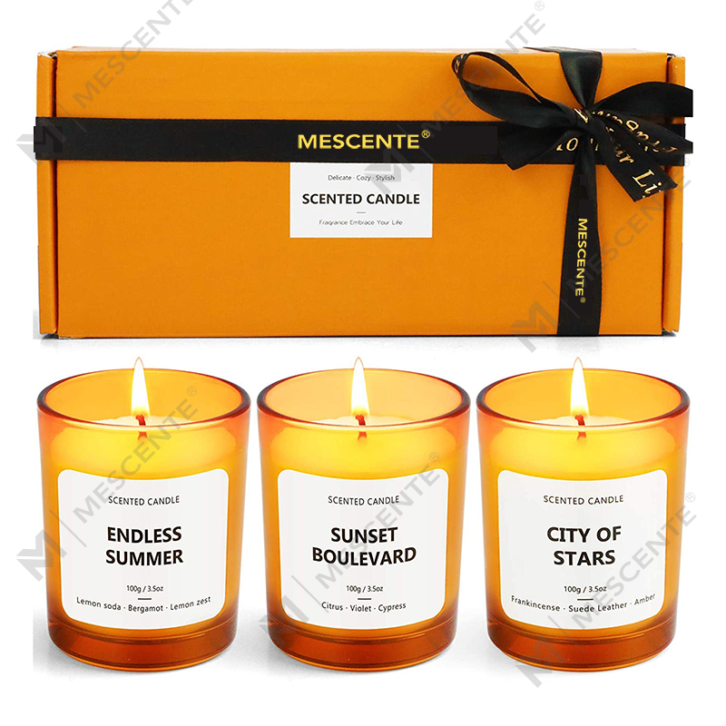 Velas populares de M&Scent perfumadas, decoración del hogar de lujo, velas muy adornadas