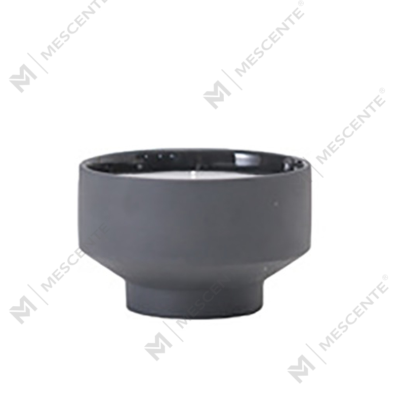 Venta al por mayor de M&Scent Tarro de velas navideñas esmeriladas blancas de 3 mechas, grandes, personalizadas y modernas, con tapa de bambú