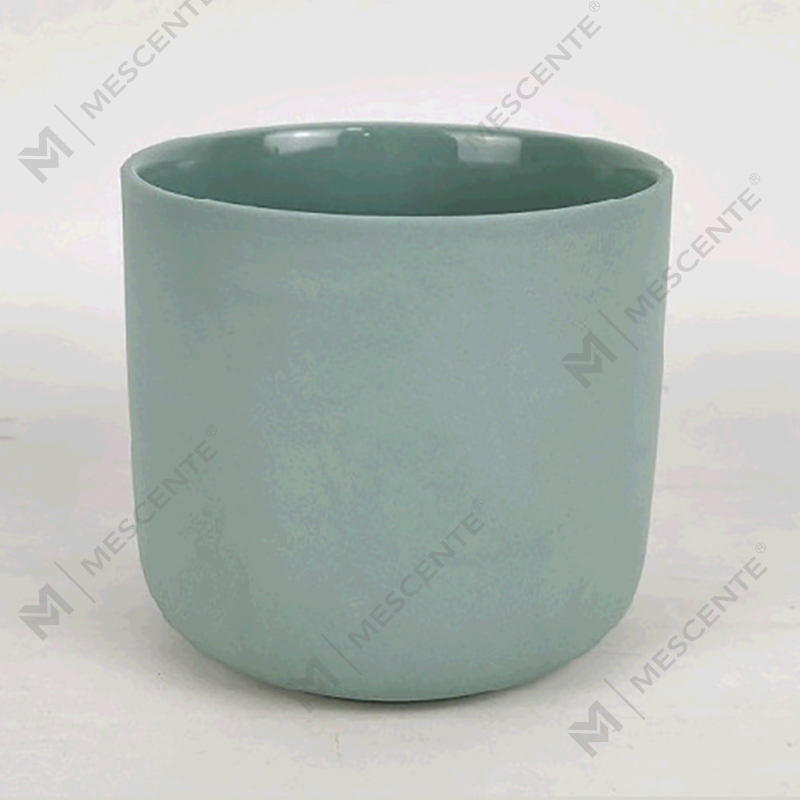 Tarro de velas navideñas esmeriladas blancas plateadas de 3 mechas grandes y personalizadas al por mayor de M&Scent con tapa de bambú