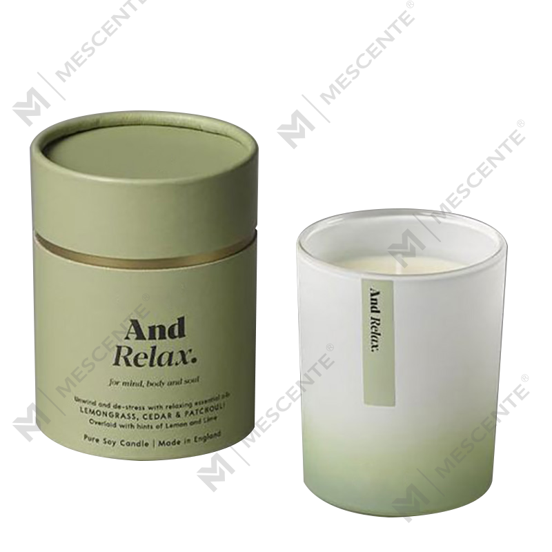 Velas perfumadas Woodwick de cera de soja de color de marca privada personalizadas de alta calidad y lujo a granel