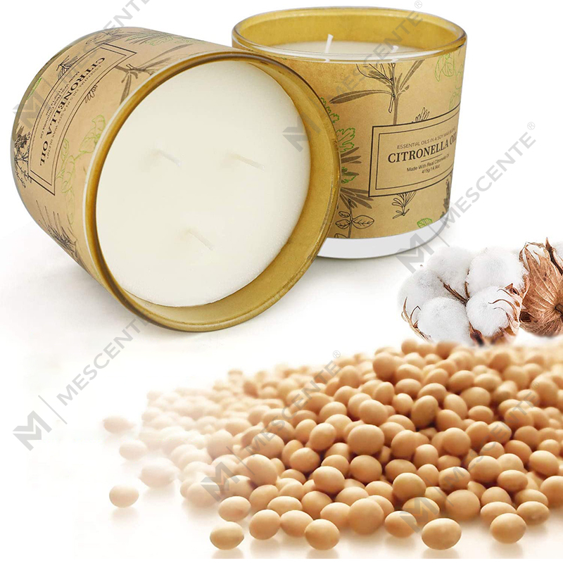 Juegos de velas de aceite de citronela con aromaterapia perfumada de 3 frascos de mecha de larga duración para el hogar, el jardín, el patio y el balcón