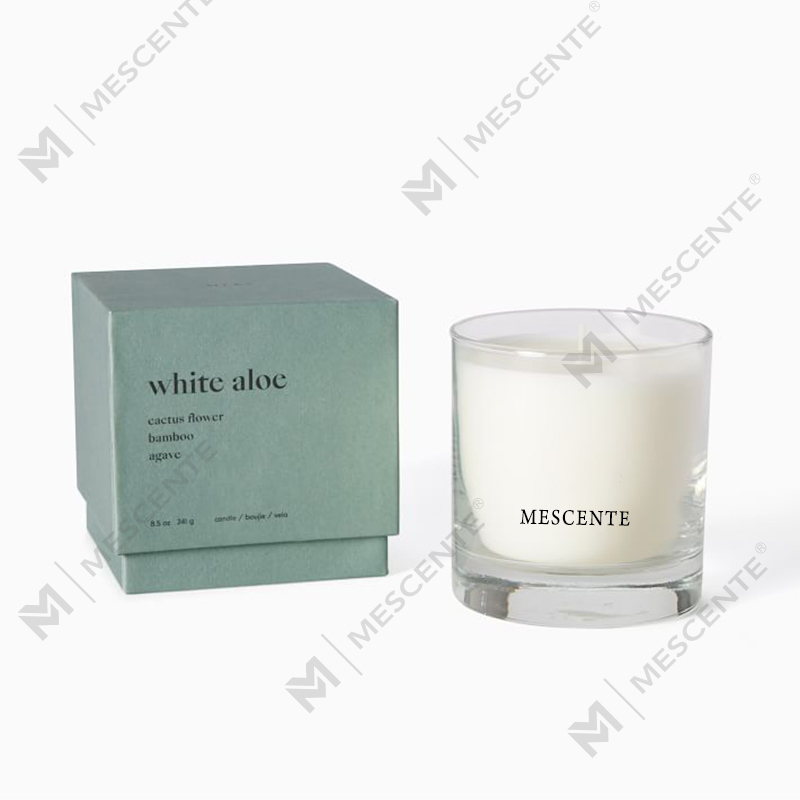 Juego de velas aromáticas con tapa para pastel de flores secas de granero blanco de Navidad personalizado