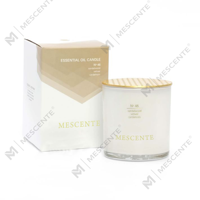 M&Scente Adhesivo femenino elegante de lujo de marca privada personalizado Velas grandes perfumadas