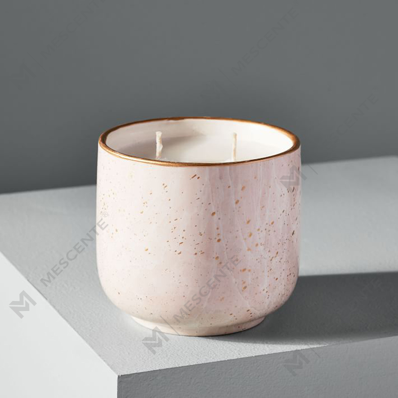 Juego de regalo de velas perfumadas de café con constelaciones de soja de 2 mechas de marca privada orgánica de M&Scente