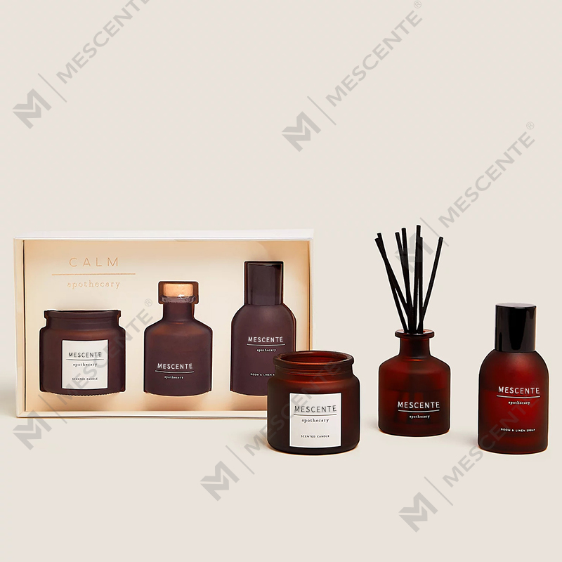 Vela perfumada de soja de vidrio transparente tapa personalizada lujo marca privada