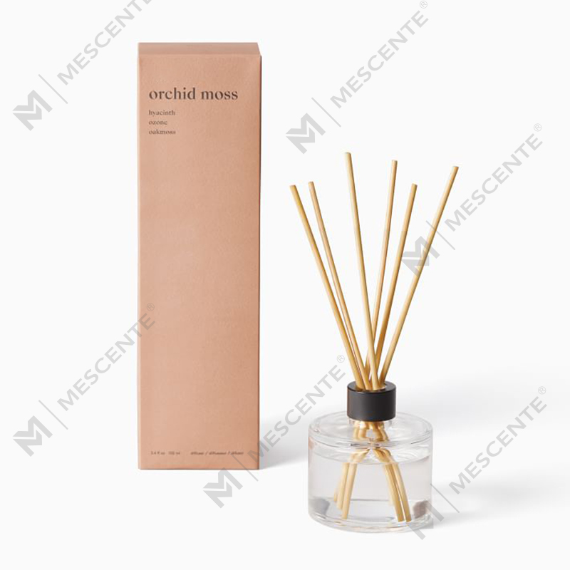 Difusor de caña de flores de marca privada de lujo personalizado de M&Scent con caja