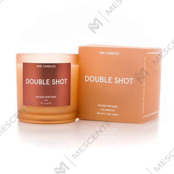 Velas de cera de soja con aroma a cristal y vidrio negro para decoración de marcas privadas personalizadas de lujo al por mayor de M&Scent