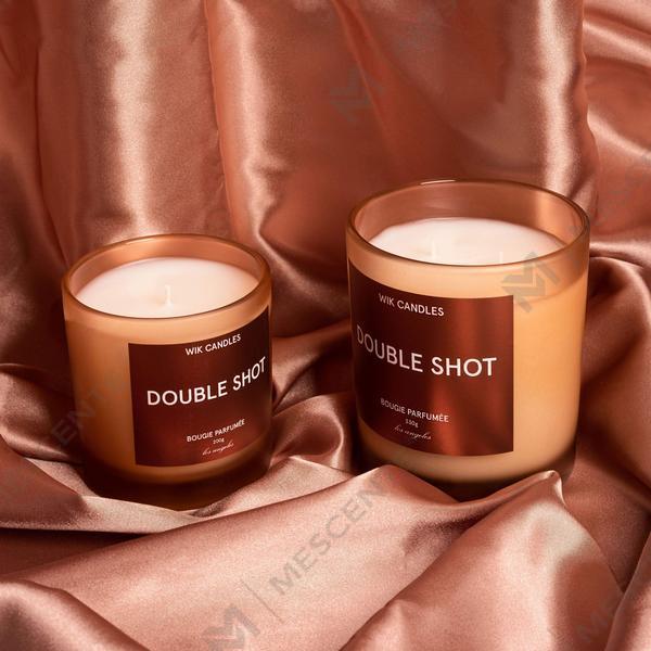 Velas de cera de soja con aroma a cristal y vidrio negro para decoración de marcas privadas personalizadas de lujo al por mayor de M&Scent