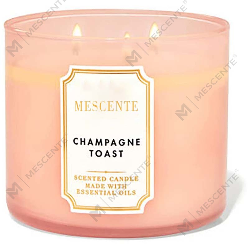 Velas de cera de soja con aroma a jazmín natural de 3 mechas hechas a mano por M&Scent, regalo, velas de cristal de aromaterapia de marca privada