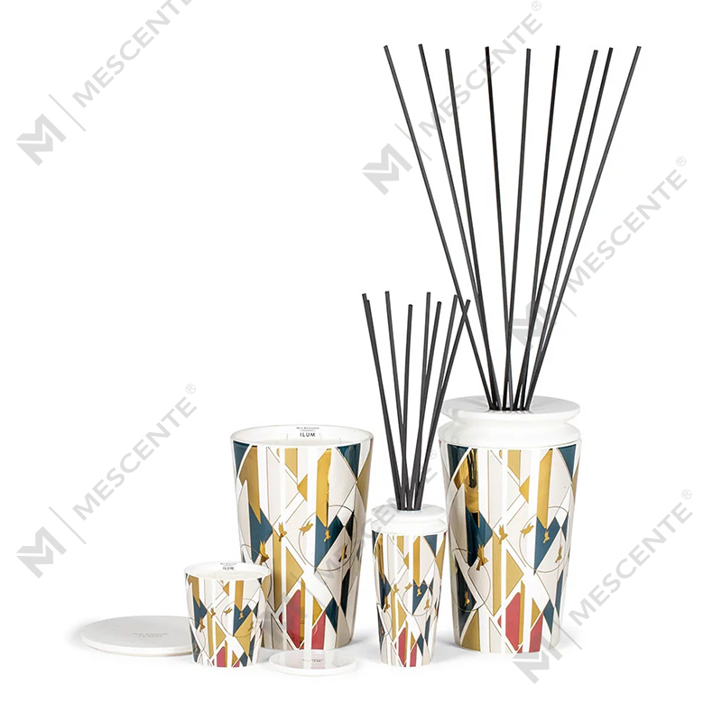 Juego de regalo de velas de cera de soja perfumadas de marca privada de lujo personalizadas de M&scent al por mayor