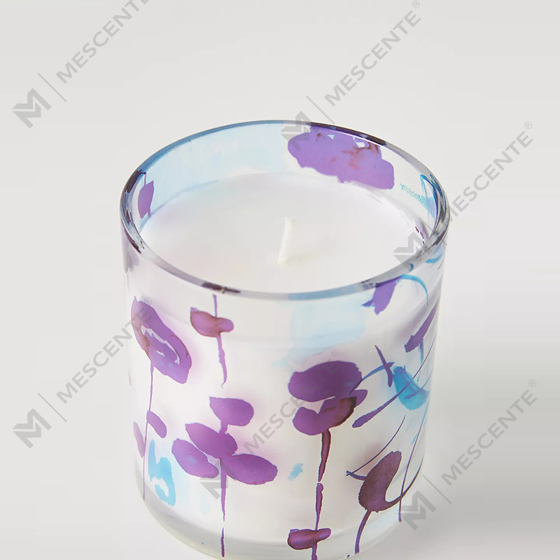 Velas de cera de soja con aroma a cristal y cristal de lujo de M&Scent, marca privada, de 3 mechas, un pintor dominical
