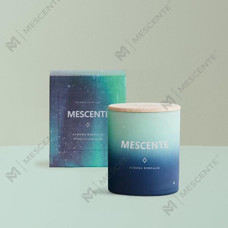 Velas perfumadas de decoración del hogar de marca privada personalizadas de M&Scent en frasco de vidrio