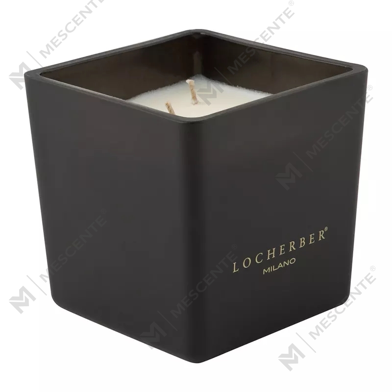 Vela perfumada de vidrio ecológica grande M&scent 2025 con tapa de madera Briccole