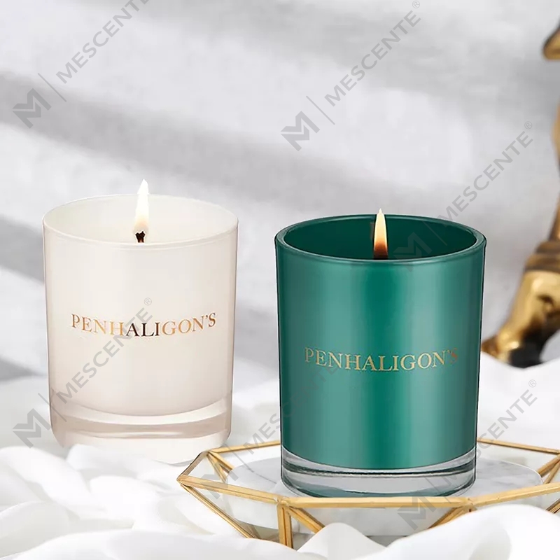 Venta al por mayor de velas aromáticas de cera de soja con aroma a cristal curativo espiritual de marca privada de lujo