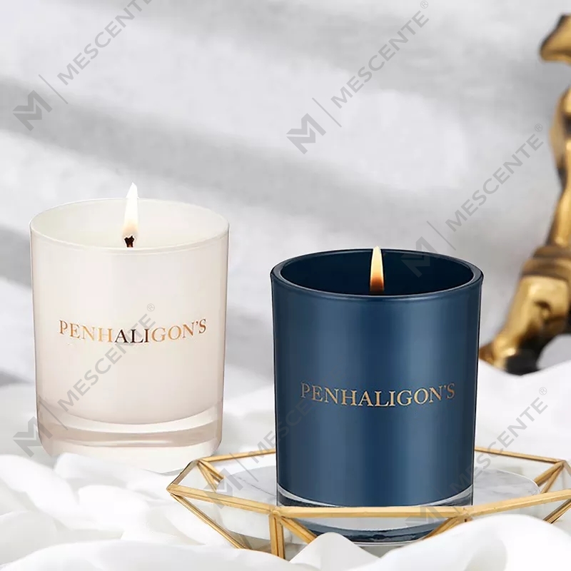 Venta al por mayor de velas aromáticas de cera de soja con aroma a cristal curativo espiritual de marca privada de lujo
