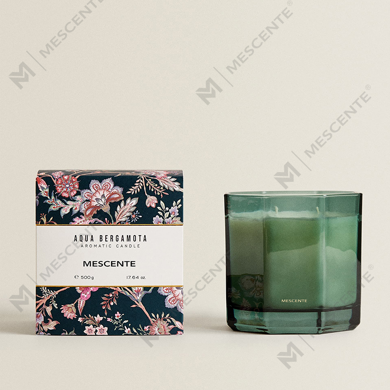 Velas perfumadas de cera de soja natural en tarro de vidrio de marca privada de fábrica personalizada de M&Scent