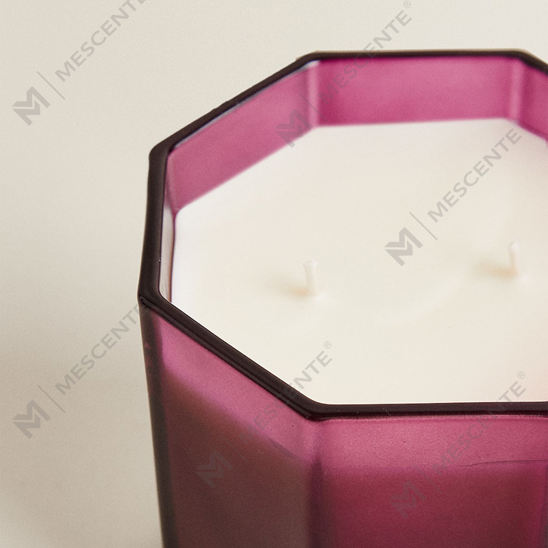 Velas perfumadas navideñas de lujo de M&Scent Velas de cera de soja con aromaterapia y aroma en caja de regalo con frasco de vidrio negro