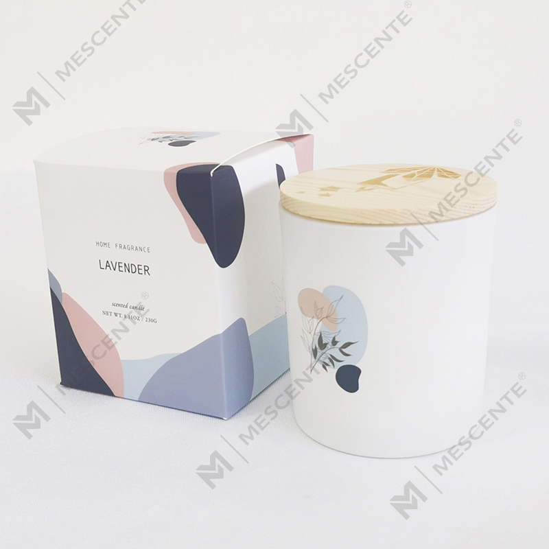 Velas de soja con aroma a aroma 100 % natural y múltiples de alta calidad de M&Scent en un frasco de vidrio con tapa