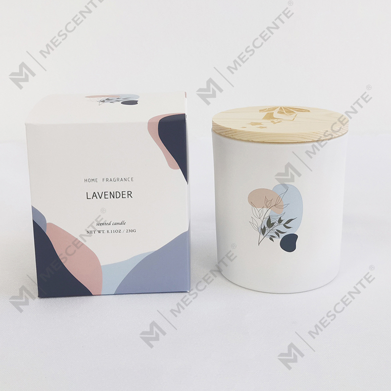 Velas de soja con aroma a aroma 100 % natural y múltiples de alta calidad de M&Scent en un frasco de vidrio con tapa