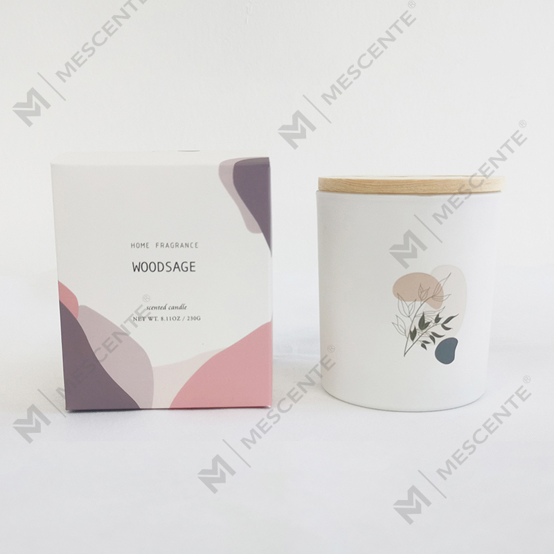 Velas de soja con aroma a aroma 100 % natural y múltiples de alta calidad de M&Scent en un frasco de vidrio con tapa