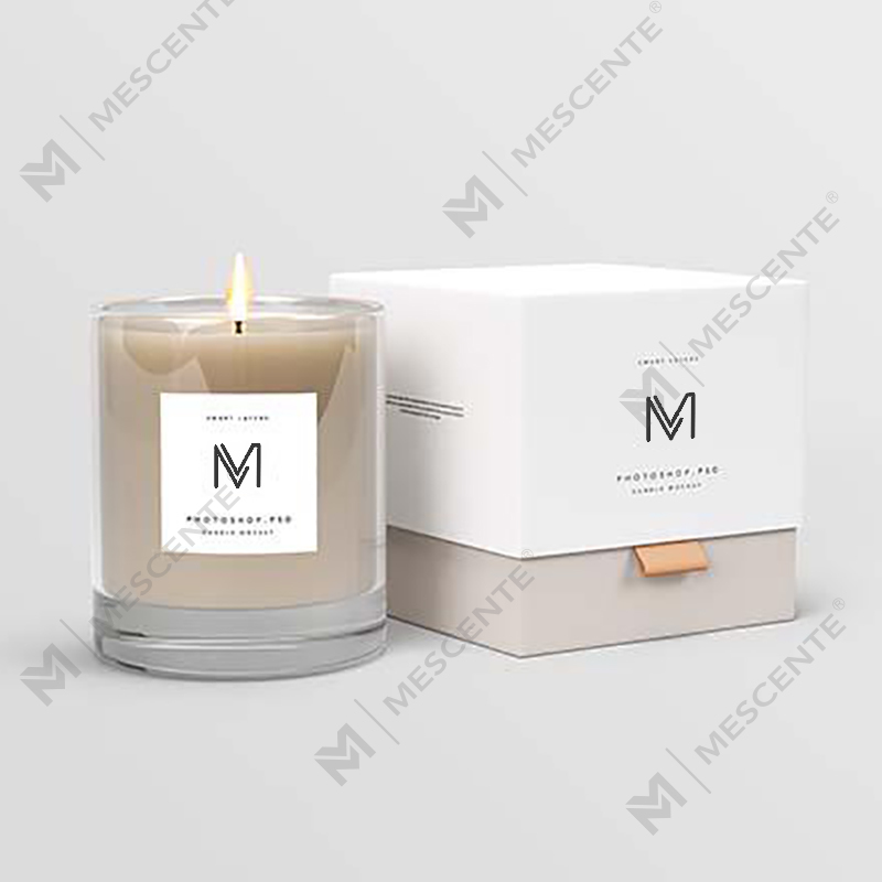 Velas perfumadas de cera de soja de marca privada de lujo directas de fábrica mayorista de M&Scent con caja a granel